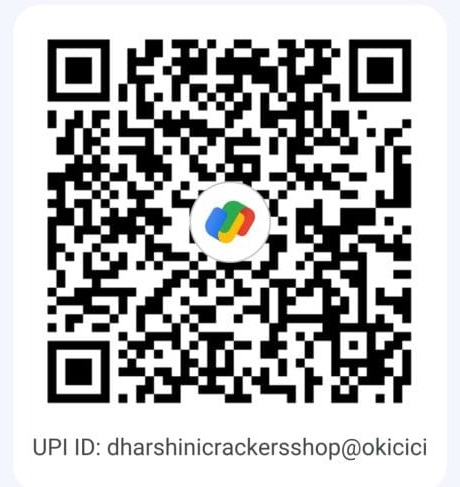 Dharshini Crackers UPI QR Code